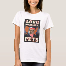 KÄRLEK AMERICAN PETS T SHIRT