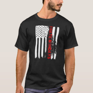 Kärlek Amerika I Hate Mondays T Shirt Funny USA fl
