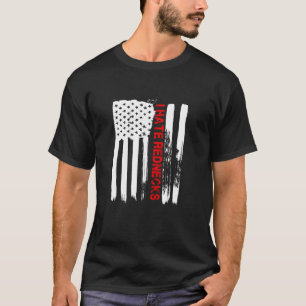 Kärlek Amerika I Hate Rednecks Funny USA flagga Gi T Shirt