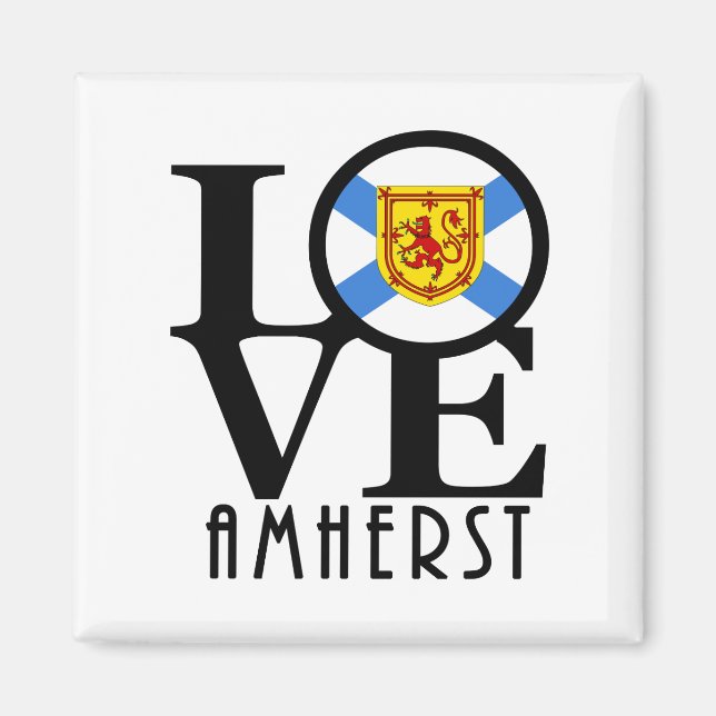 KÄRLEK Amherst Magnet (Framsidan)