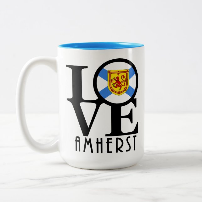 KÄRLEK Amherst NS 15oz Två-Tonad Mugg (Vänster)