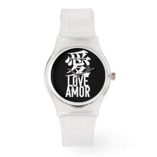 Kärlek. Amor. 愛. Armbandsur