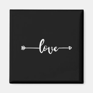 Kärlek Amor Pil Valentins Dag Kärlek Hjärta Par Magnet