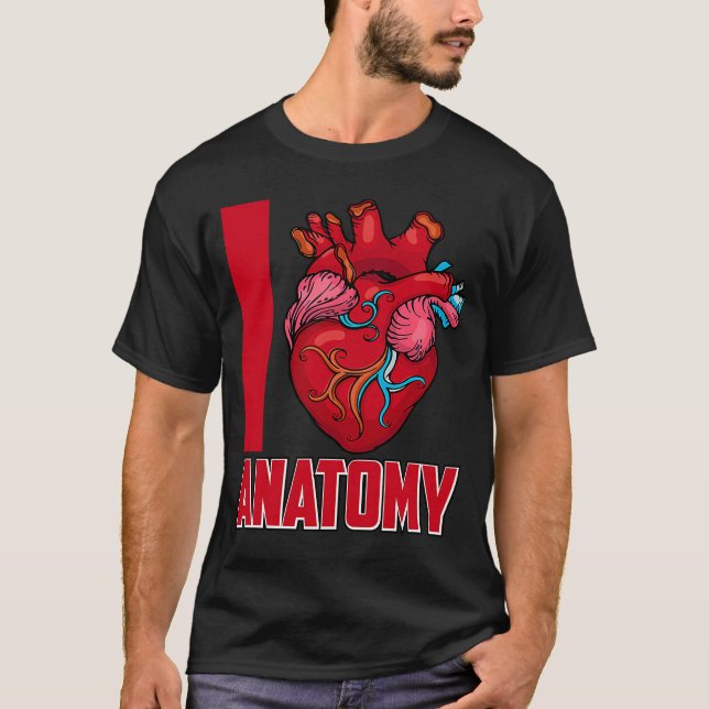 Kärlek Anatomy Doktor Medical School Studenter Dok T Shirt (Framsida)