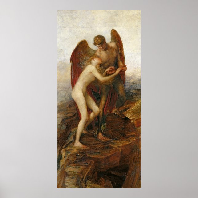 Kärlek and Life, 1893 Poster (Framsidan)