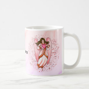 Kärlek Angel Heart Kaffemugg