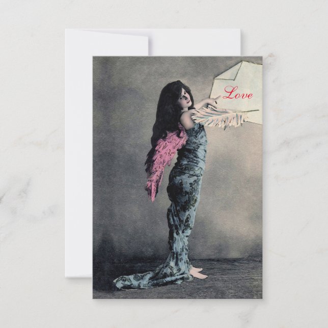 Kärlek Angel - Inbjudningar/OSA/kort OSA Kort (Framsida)