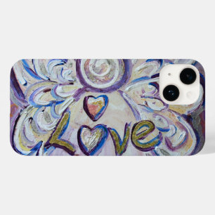 Kärlek Angel Ord Art Anpassningsbar iphone case