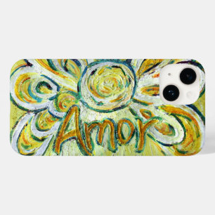 Kärlek Angel Ord Art Anpassningsbar iphone case