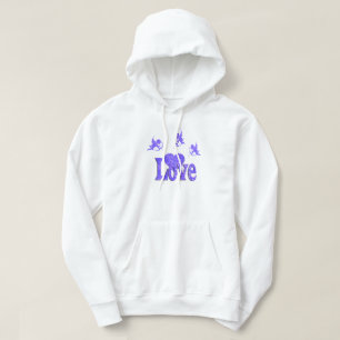 Kärlek Änglar med Logotyp och hjärta i Kärlek, Hoodie