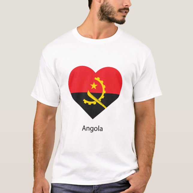 Kärlek Angola T Shirt (Framsida)