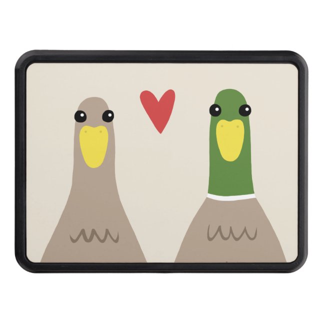 Kärlek Anka Skydd För Dragkrok (Framsidan)