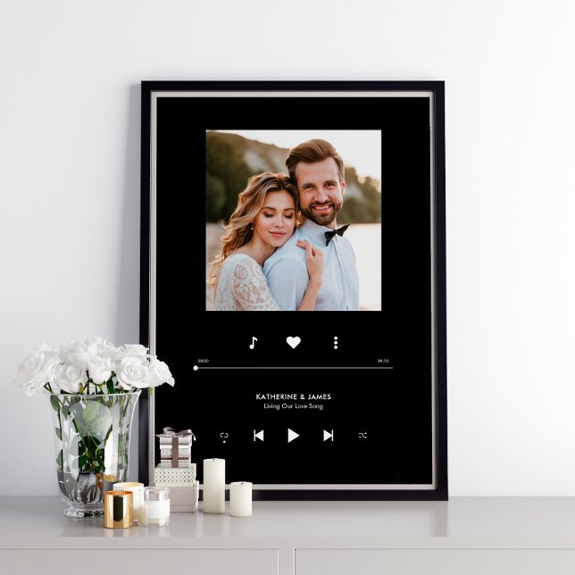 Kärlek Anpassningsbar Sång Music Player Stil Poster (Skapare uppladdad)
