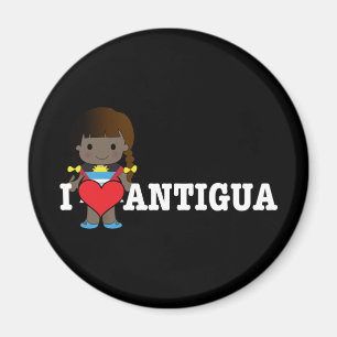 Kärlek Antigua Magnet