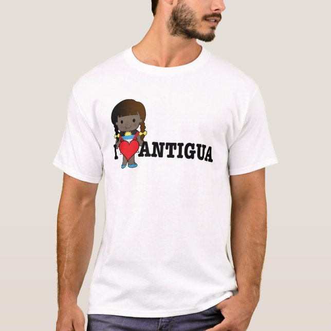 Kärlek Antigua T-shirt (Framsida)