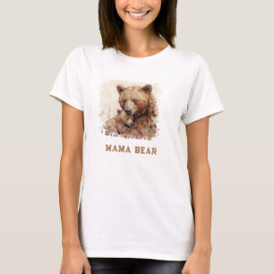 *~* Kärlek AP72 MAMMA BEAR Unge Mors dag Gift T Shirt