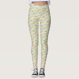 Kärlek Äppel, skalbaljväxter Leggings
