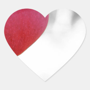 Kärlek Apple Hjärtformat Klistermärke