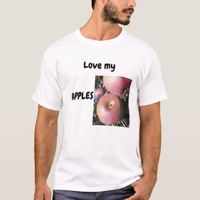 Kärlek Äpple T-shirt (Framsida)