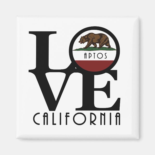 KÄRLEK Aptos California Magnet (Framsidan)