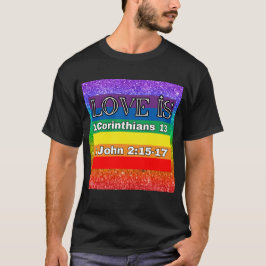 KÄRLEK ÄR 1CORINTHIANS 13 T SHIRT