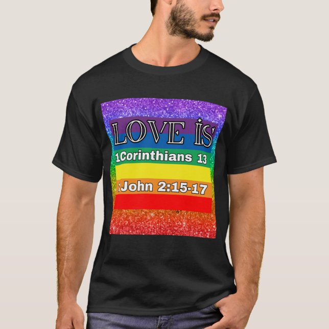 KÄRLEK ÄR 1CORINTHIANS 13 T SHIRT (Framsida)