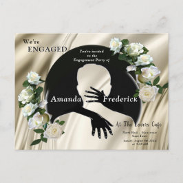 Kärlek är All där finns Förlovning Inbjudan Vykort