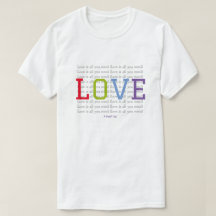 KÄRLEK (är allt du behöver) - En MisterP Shirt