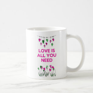 Kärlek är allt du behöver.jpg kaffemugg