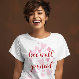 Kärlek är allt du behöver t shirt