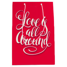 Kärlek är allt runt Rosa för skriptbokstäver