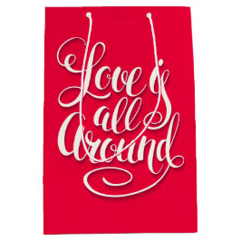 Kärlek är allt runt Rosa för skriptbokstäver