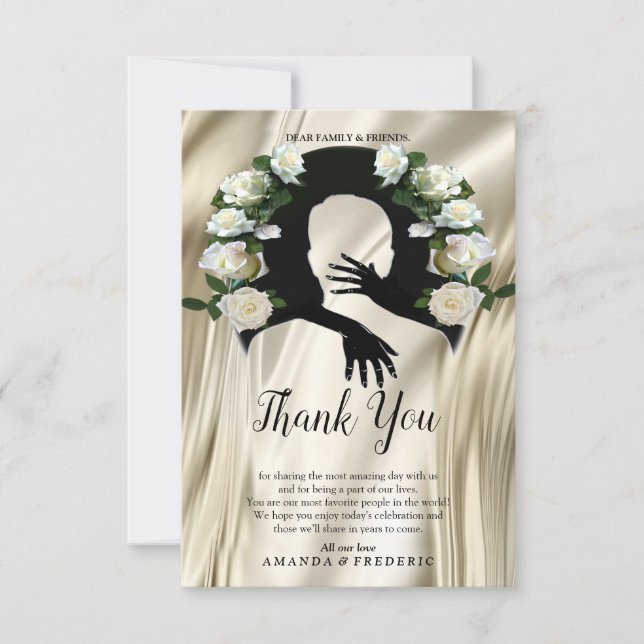 Kärlek är allt som finns där tack-kortet OSA kort (Framsida)