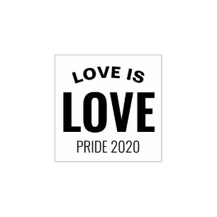 Kärlek är Anpassningsbarna kärlek Gay pride Stämpel