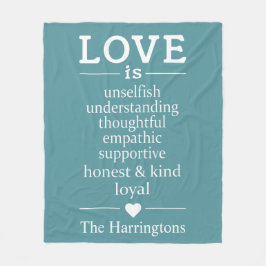 Kärlek är ... användarnamn och filtar för färg