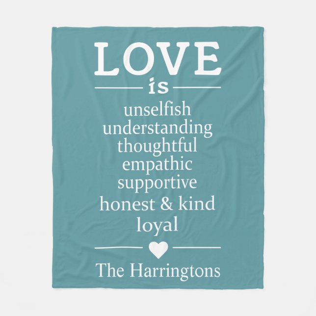 Kärlek är ... användarnamn och filtar för färg (Framsidan)