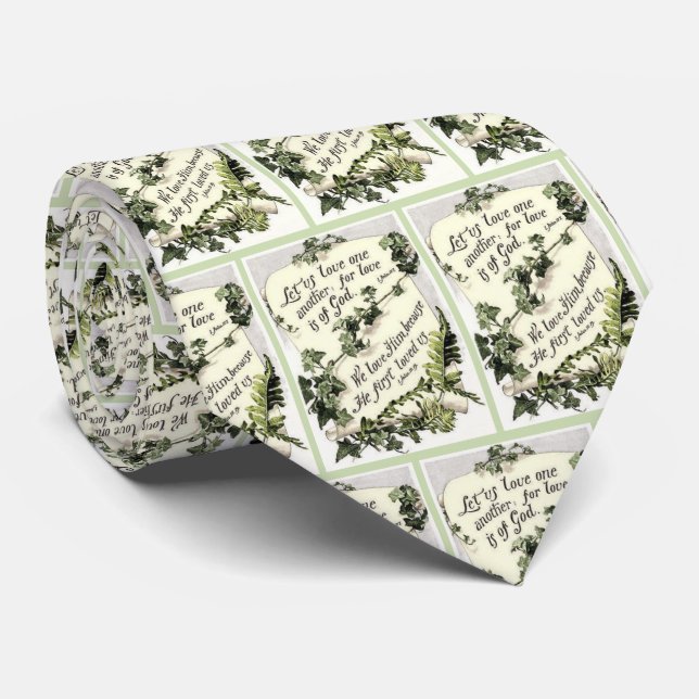 Kärlek är av gud Neck Tie Slips (Rullad)