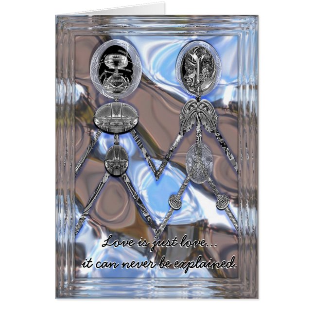 Kärlek är bara Anpassadet Kärlek Hälsningskort (Framsidan)