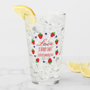 Kärlek är Berry Sweet Fruit Möhippa Glaskopp