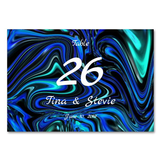 Kärlek är blått bordsnummer (Framsidan)