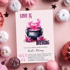 Kärlek är Brewing Cauldron of Potion Möhippa Inbjudningar