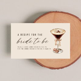 Kärlek är Brewing Martini Möhippa Recipe Tilläggskort