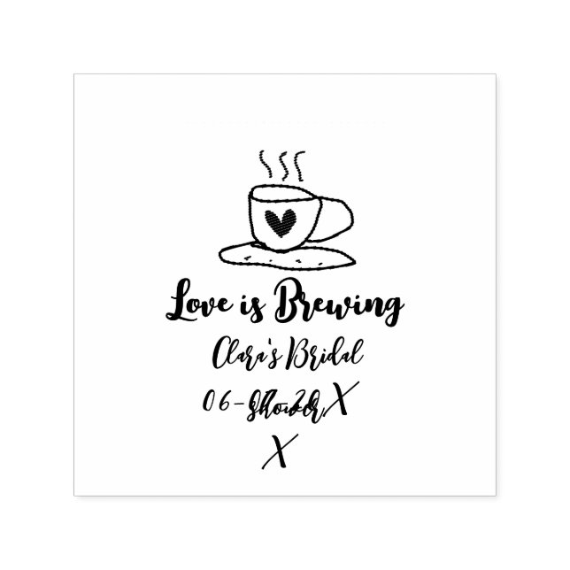 Kärlek är Bröstblått möhippa, lägg till namn Självfärgande Stämpel (Design)