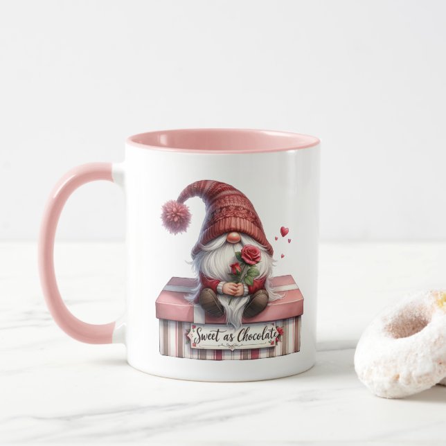 Kärlek är daglig Gnome Ceramic Mugg (Med munk)