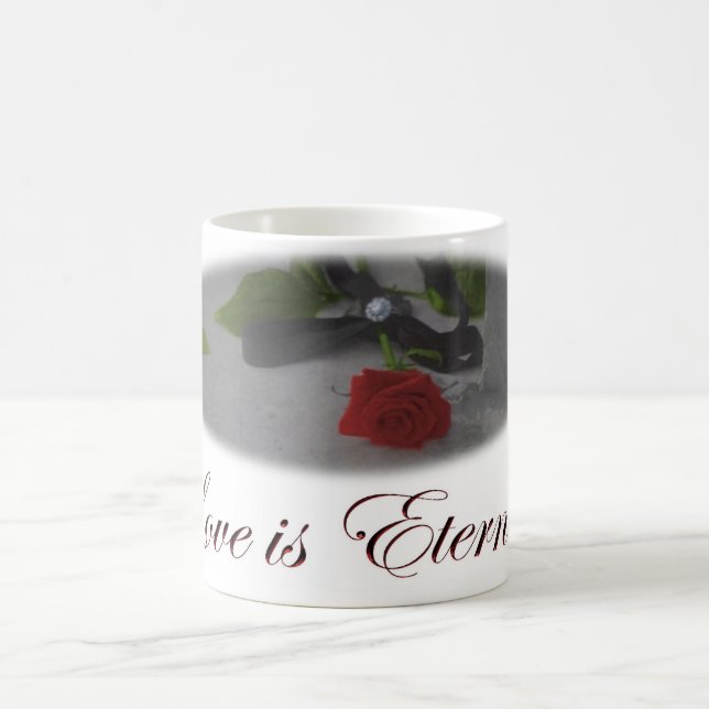 Kärlek är den eviga muggen kaffemugg (Center)