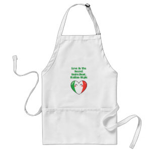 Kärlek är den hemliga ingrediensen italienska stil förkläde