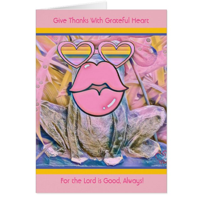 KÄRLEK ÄR - DEN JEREMIAH GRODAN - DEN KRISTNA HÄLSNINGSKORT (Framsidan)