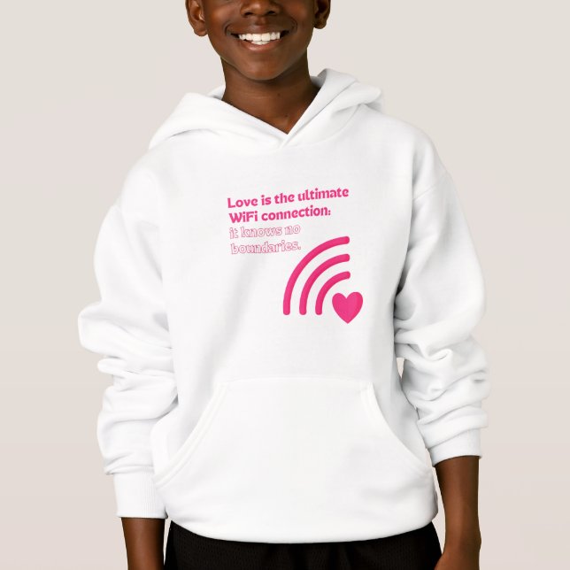 kärlek är den ultimata anslutningen t shirt (Framsida)