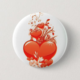 Kärlek är din hjärtvalentinromantik kärlek knapp