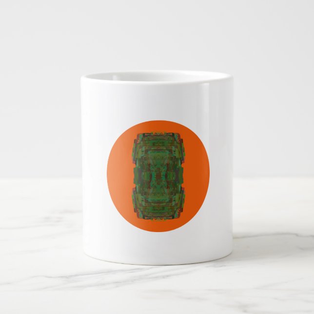 Kärlek är död | Tyst ASMR Art Jumbo Mugg (Framsidan)